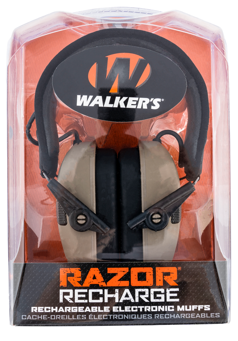 Walkers Game Ear Razor, Wlkr Gwp-rsemrc-fde  Razr Muff Rechargeable Fde