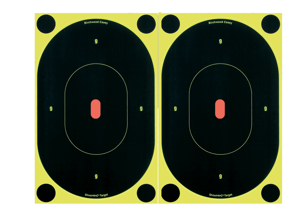 Birchwood Casey Shoot-n-c, Bir 34710 Shoot-n-c 7"  Oval Silhouette        6pk