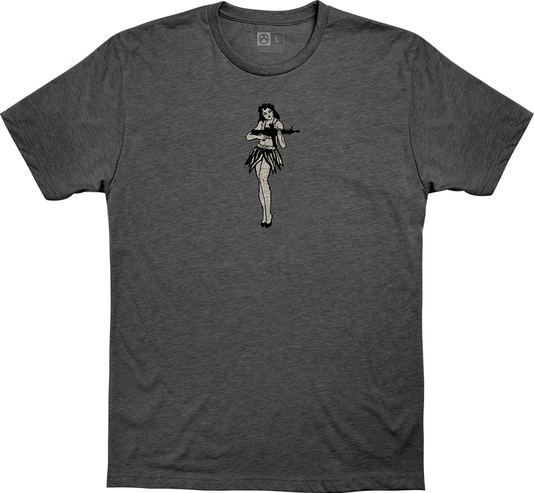 Magpul Industries Corp Hula Girl, Magpul Mag1117-011-2x Hula Girl Cvc  Shirt 2x Char