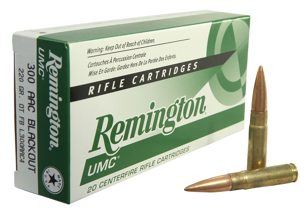 Remington Ammunition Umc, Rem 21422 L300aac4   Umc 300bo     220 Otfb 20/10