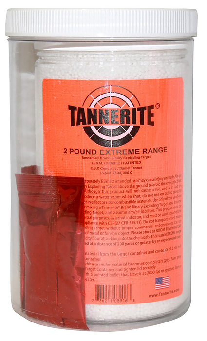 Tannerite Exploding Target, Tan 2et                2lb      Target   6 Cs