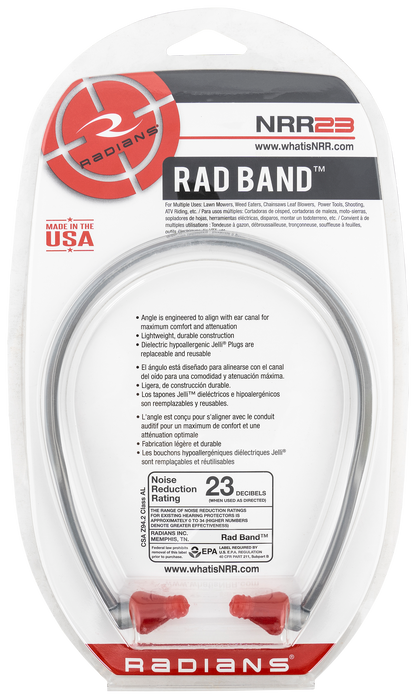 Radians Rad-band, Rad Rb1150    Rad Band Plugs Nrr23