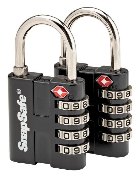 Snapsafe Combination, Snapsafe 76020 Tsa Padlock 2pk