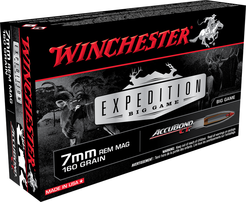 Winchester Ammo Expedition Big Game, Win S7mmct        7mm    160abct     20/10