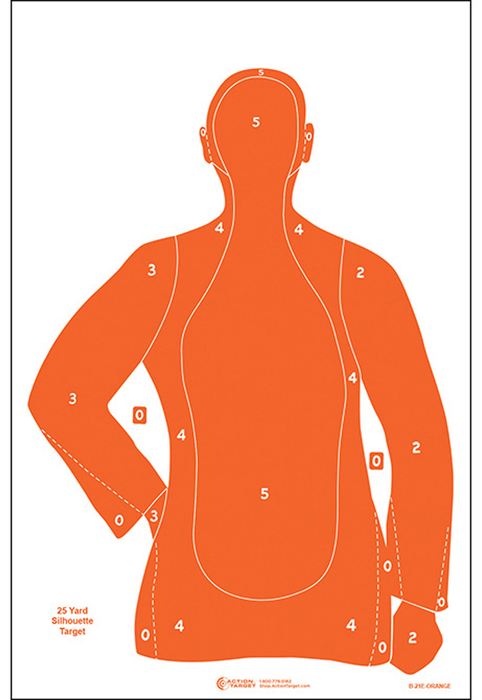 Action Target Inc B-21e, Action B21eorange100    Targets             100 Bx