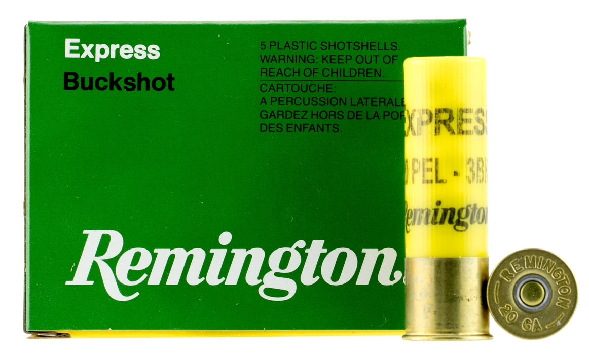 Remington Ammunition Express, Rem 20630 20b3       20    3   Buck          5/50