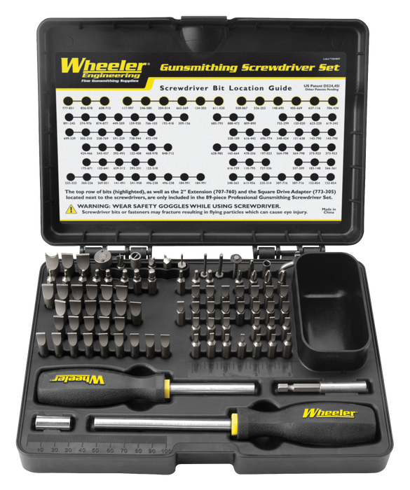 Wheeler Deluxe, Wheelr 562194  Pro Screwdriver Set            89pc