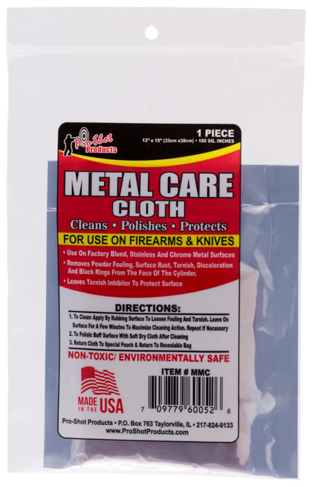 Pro-shot Metal Care, Proshot Mmc            Metal Care Cloth