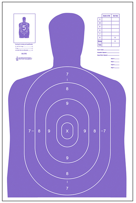 Action Target Inc B-27e, Action B27epr100  Hivis Flrscnt     Trgt    100 Bx