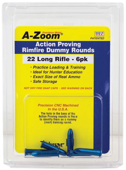A-zoom Rimfire Training Rounds, Azoom 12208      Training Rounds 22 Lr         6pk
