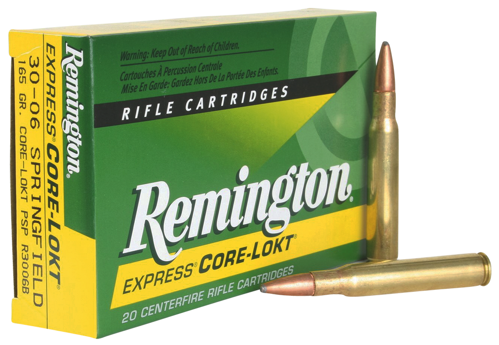 Remington Ammunition Core-lokt, Rem 21415 R3006b  3006      165 Pspcl       20/10