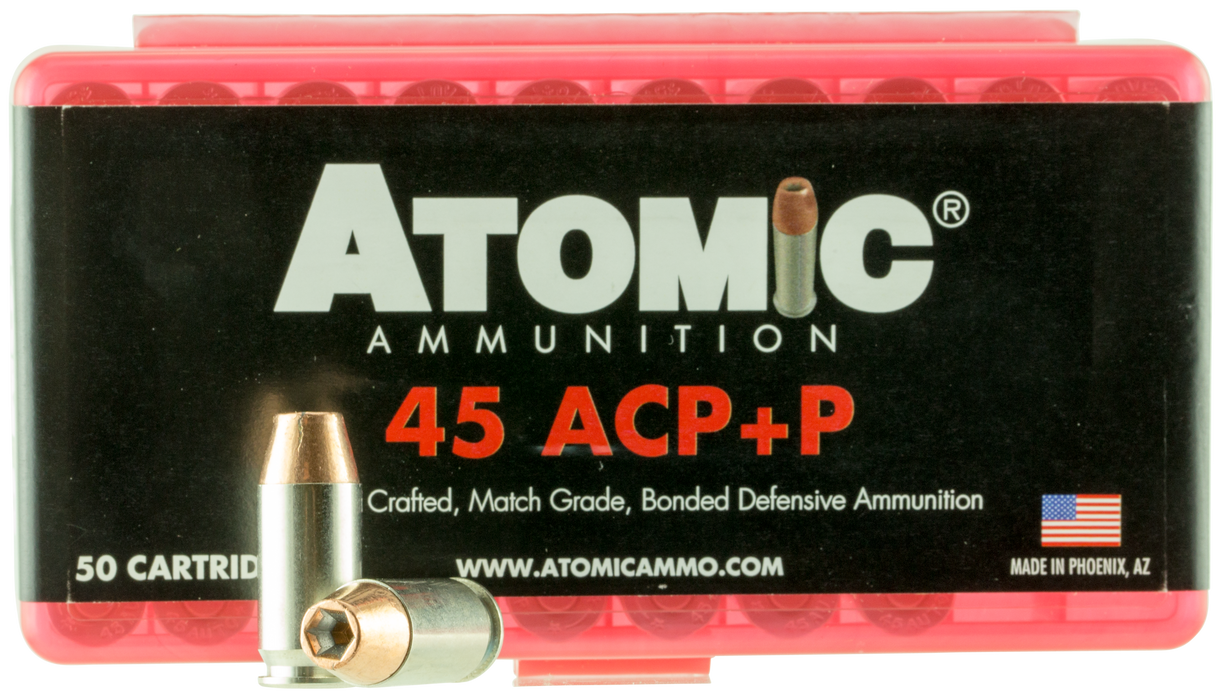 Atomic Pistol, Atomic 00412 45acp+p     185 Match Hp        50/10