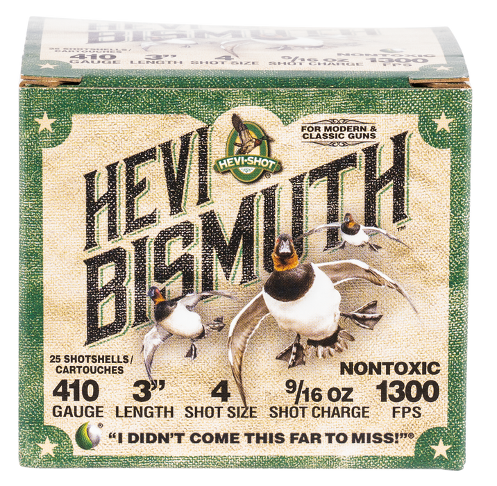 Hevishot Hevi-bismuth, Hevi Hs19004 Bismuth Wf  410 3in   4  9/16  25/10