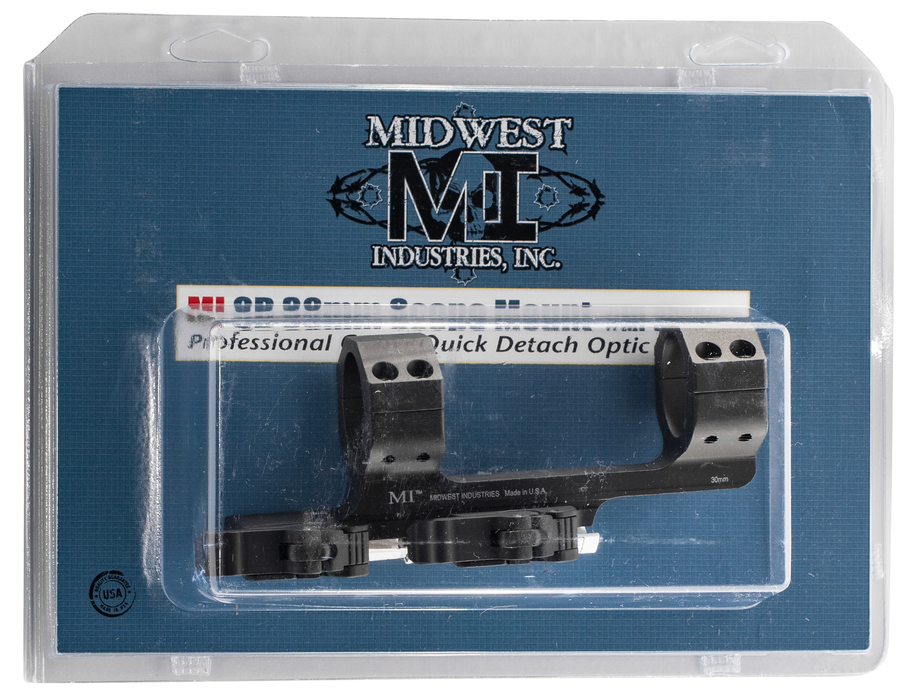 Midwest Industries Inc Qd Offset Mount, Midwest Mi-qd30sm       30mm Qd Scp Mnt 1.5 Offset