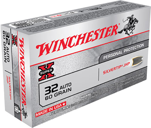 Winchester Ammo Super X, Win X32ashp   32 Auto  60 St         50/10