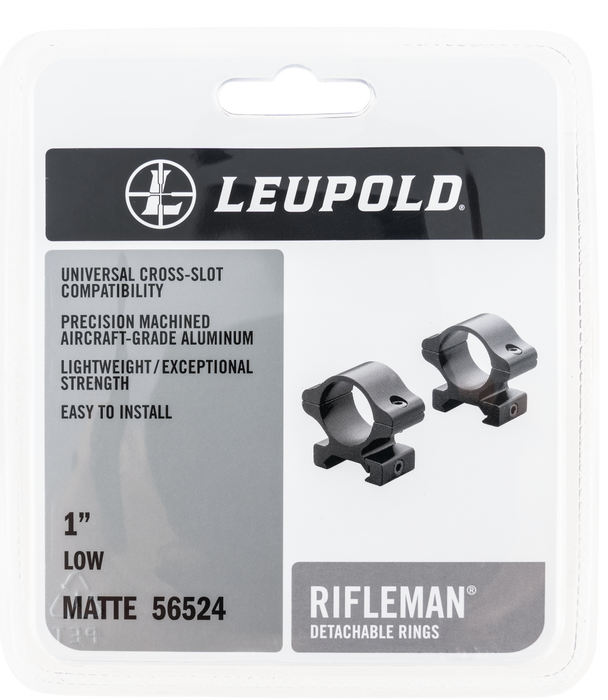 Leupold Rifleman, Leu 56524  Rifleman Rings Low       Mt