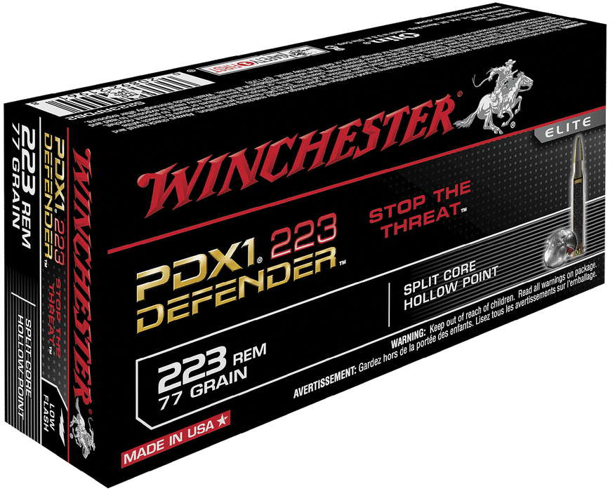 Winchester Ammo Pdx1 Defender, Win S223rpdb2     223     77 Pdx1    20/10