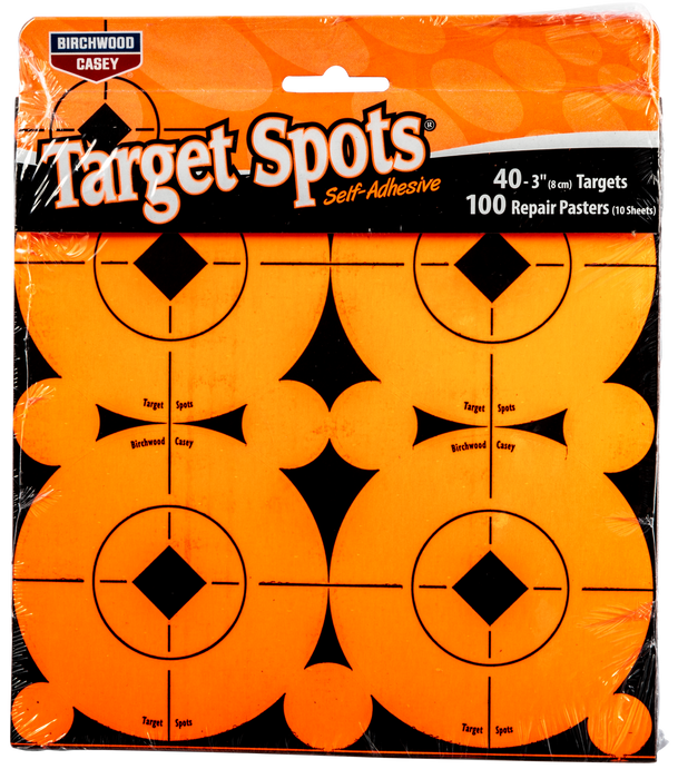 Birchwood Casey Target Spots, Bir 33903 Target Spots 3"  Orange             30pk