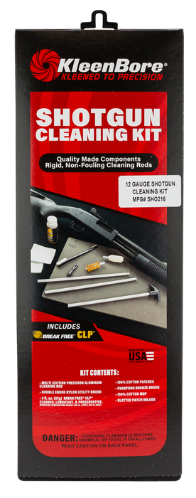 Kleen-bore Shotgun Classic Kit, Kln Sho216   12 Gauge Shotgun