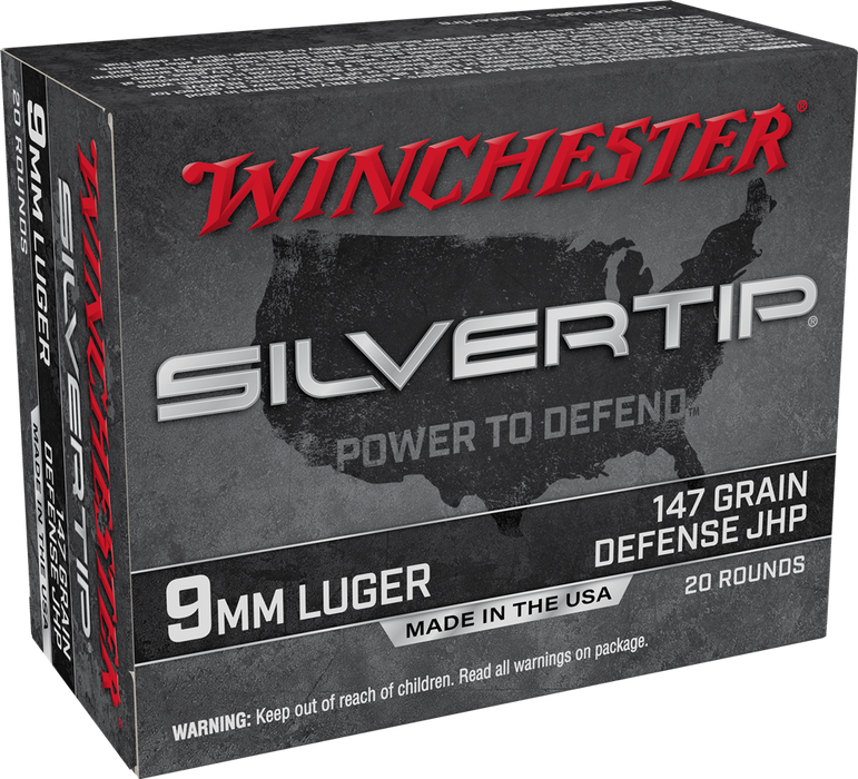 Winchester Ammo Silvertip, Win W9mmst2   9mm     147 Sthp       20/10