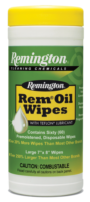 Remington Accessories Rem Oil, Rem-18384 Rem-oil Pop Up Wipes    60ct