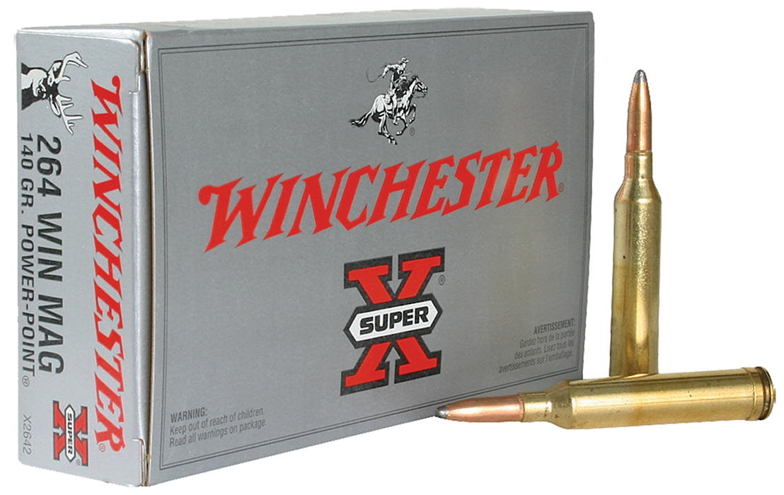 Winchester Ammo Super X, Win X2642         264wm  140pp       20/10