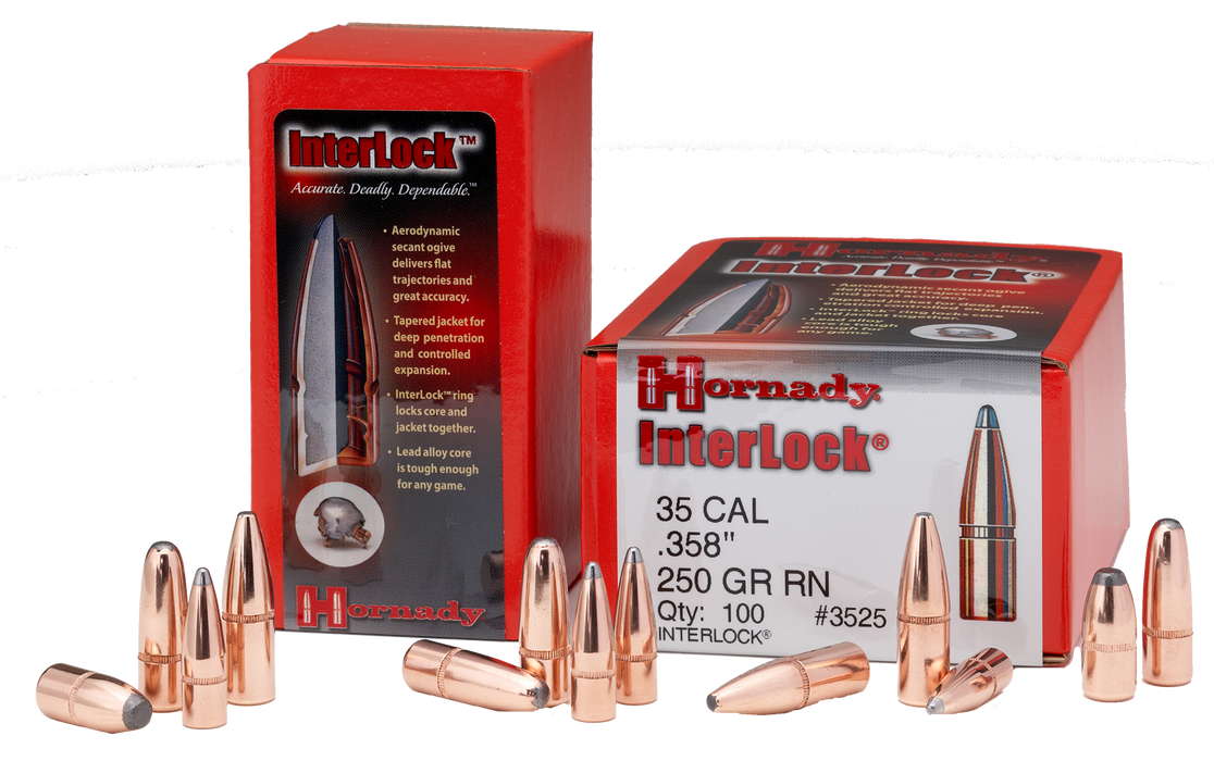 Hornady Interlock, Horn 2730   Bull .277 130 Sp                100/25