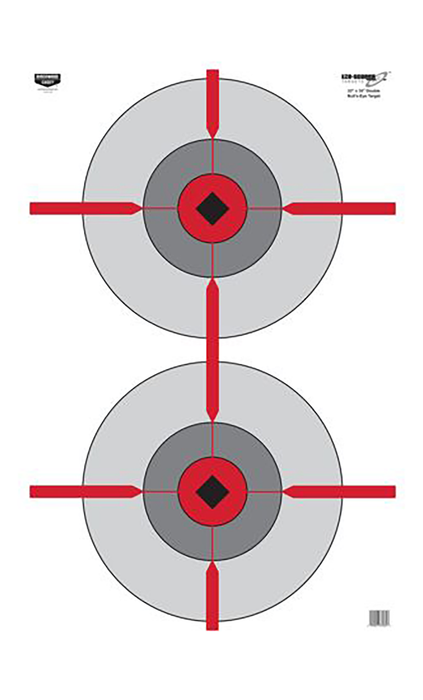 Birchwood Casey Eze-scorer, Bir 37031 Eze-scorer 23x35 Dbl Bullseye      100pk