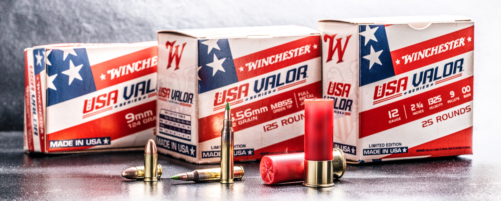 Winchester Ammo Usa Valor, Win Usa9natow 9mm        124 Valor  200/5  *ltd*