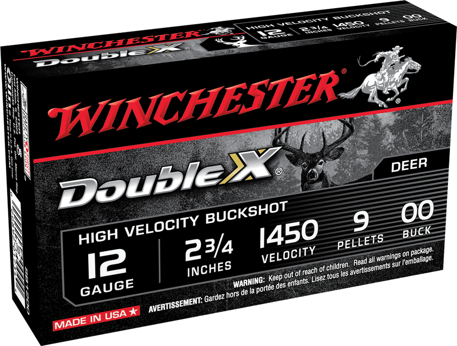 Winchester Ammo Double X, Win Sb1200     Suprm 2mag Cop  Buck   5/50