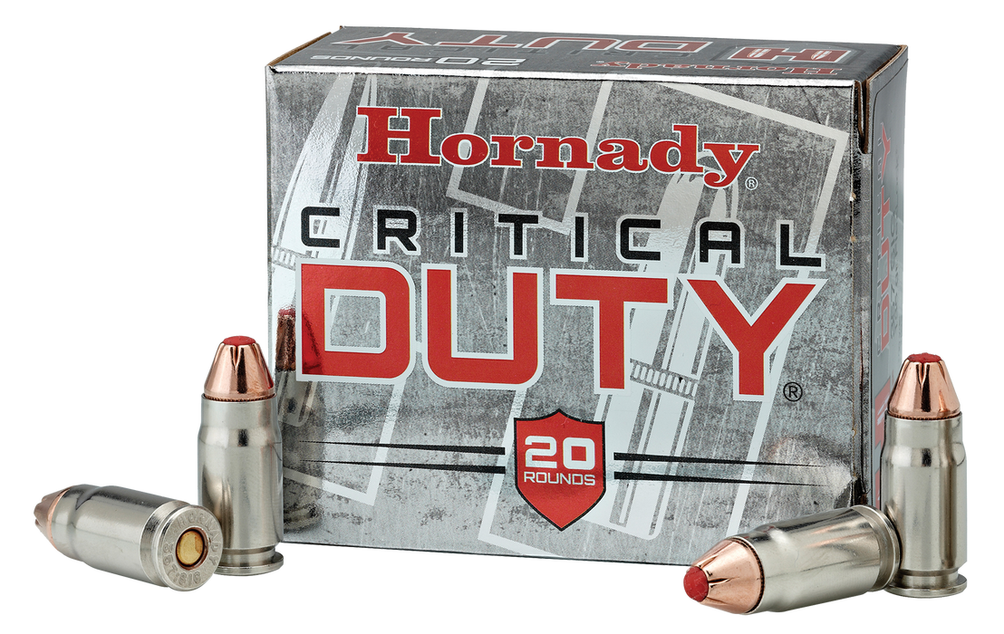 Hornady Critical Duty, Horn 90226  Crit Duty 9mm+p 135              25/10