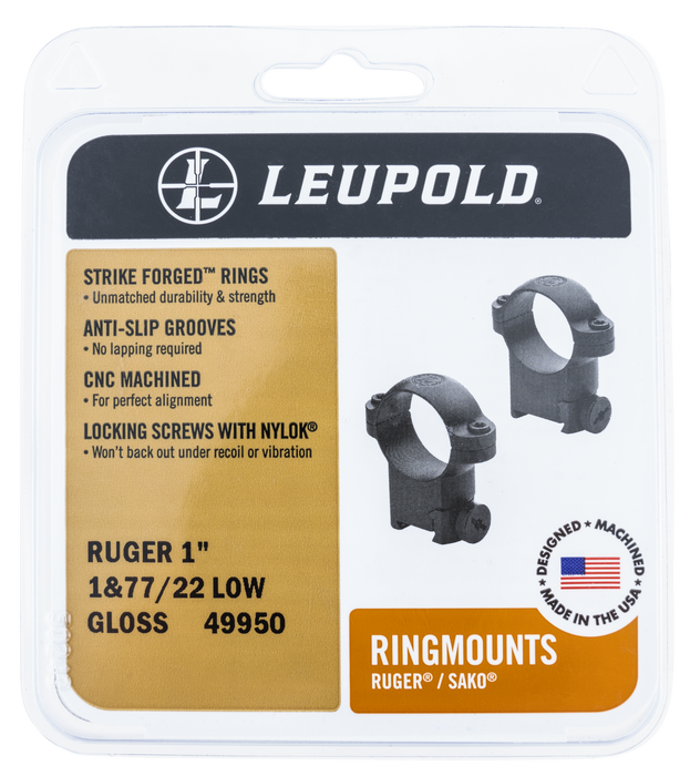 Leupold Ringmounts, Leu 49952  Rug 77 Rings High        Mt