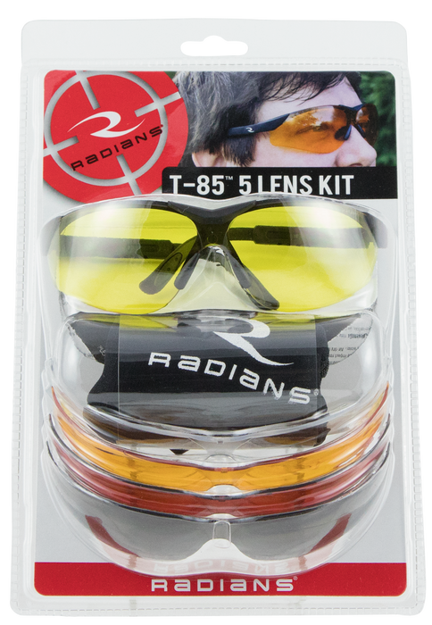 Radians T-85, Rad T85rc      Glasses 5 Lens Set