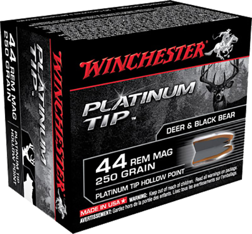 Winchester Ammo Platinum Tip, Win S44pthp   44 Mg    250 Pthp      20/10