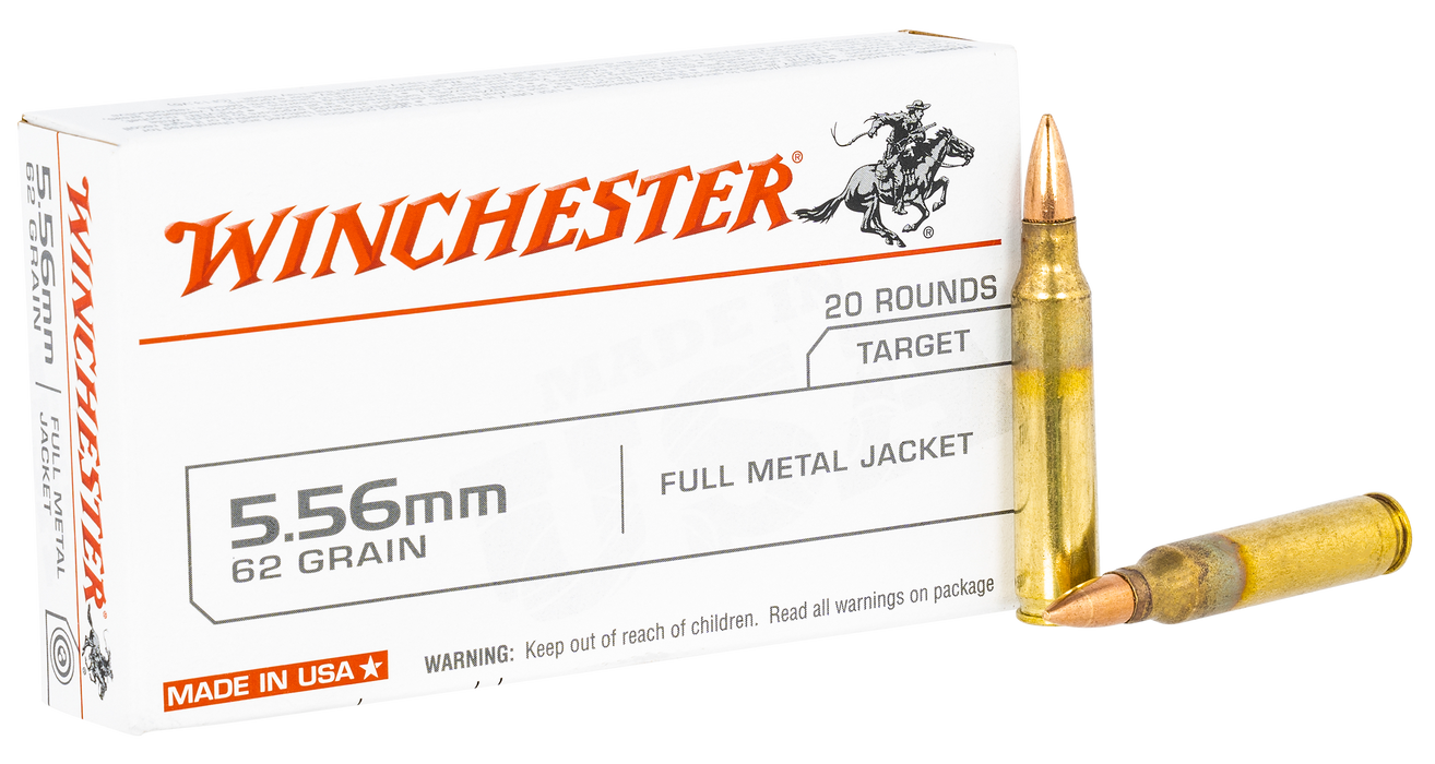 Winchester Ammo Usa, Win Usa5562    5.56       62 Fmj     20/50