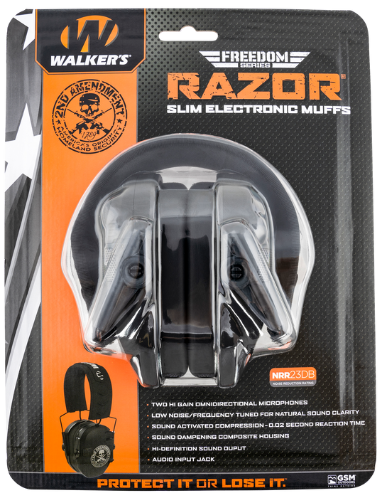 Walkers Game Ear Razor, Wlkr Gwp-rsemfs-2a   Razr Freedom Muff 2a