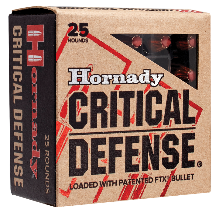 Hornady Critical Defense, Horn 90250  Critdef    9mm   115 Cd          25/10