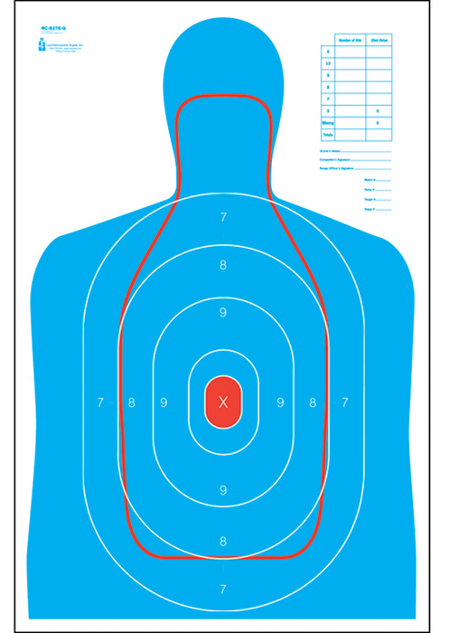 Action Target Inc B-27e And Fbi Q Combination, Action Rcb27eq100 Combo B27e&fbiq Target    100 Bx