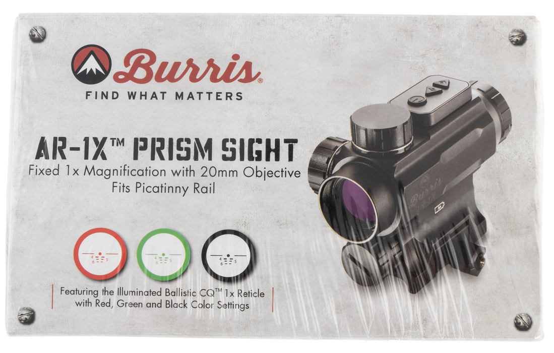 Burris Ar-1x, Bur 300214 Ar-1x      Prism Trplr 1x20 Bal Cq