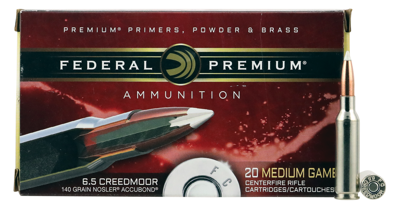 Federal Premium, Fed P65crda1       6.5crd  140 Nosab        20/10