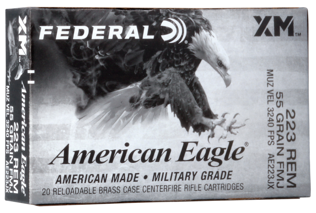 Federal American Eagle, Fed Ae223jx        223      55 Fmjbt       20/25