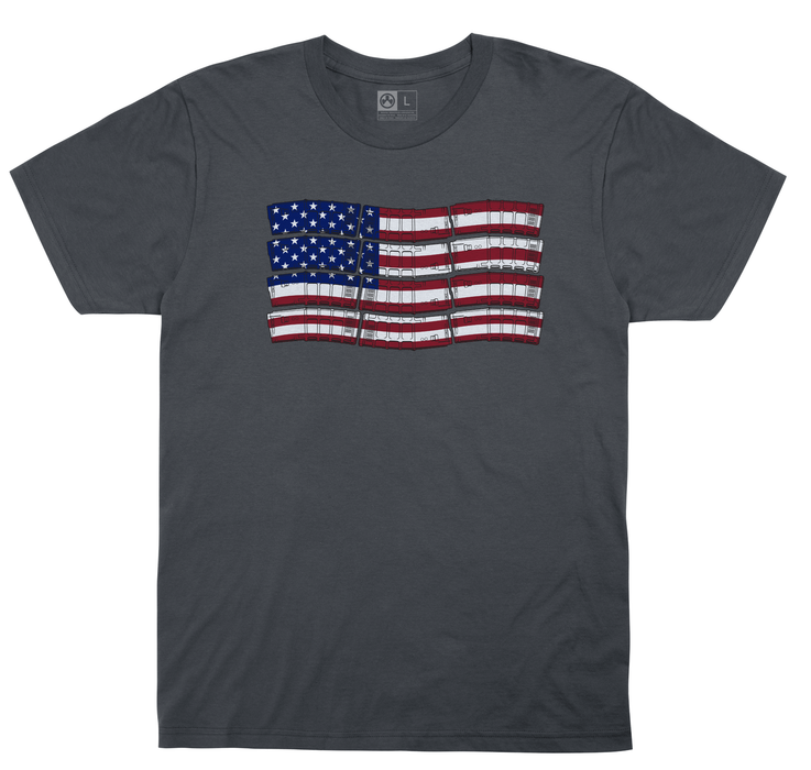 Magpul Industries Corp Pmag-flag, Magpul Mag1180-010-l   Pmag Flag Cot Shirt Lg Char