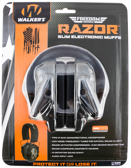 Walkers Game Ear Razor, Wlkr Gwp-rsemfs-flg  Razr Freedom Muff Flg