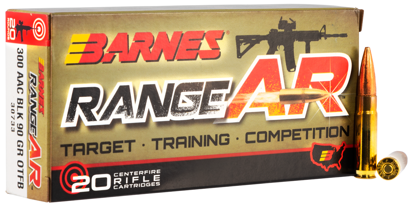 Barnes Bullets Range Ar, Brns 30733 Bb300blkz1  300 Bo     90 Oftb    20/10