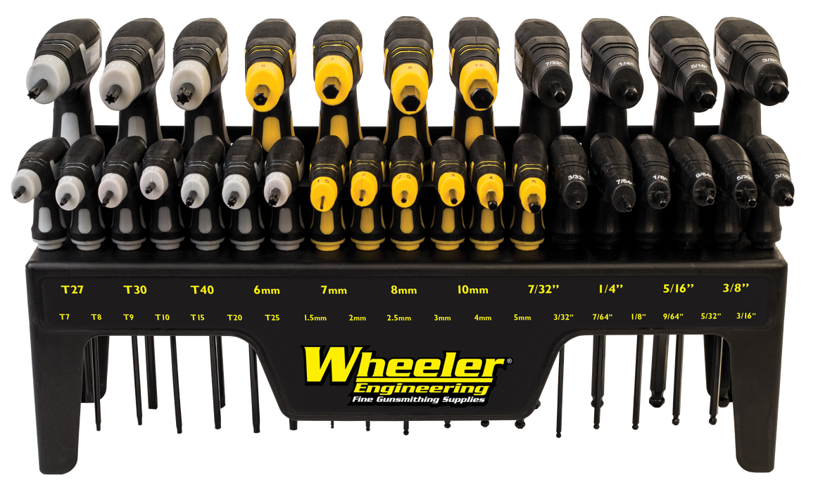 Wheeler Sae/metric Hex & Torx, Wheelr 1081957 Sae/metric/hex/torx P-handle   30pc