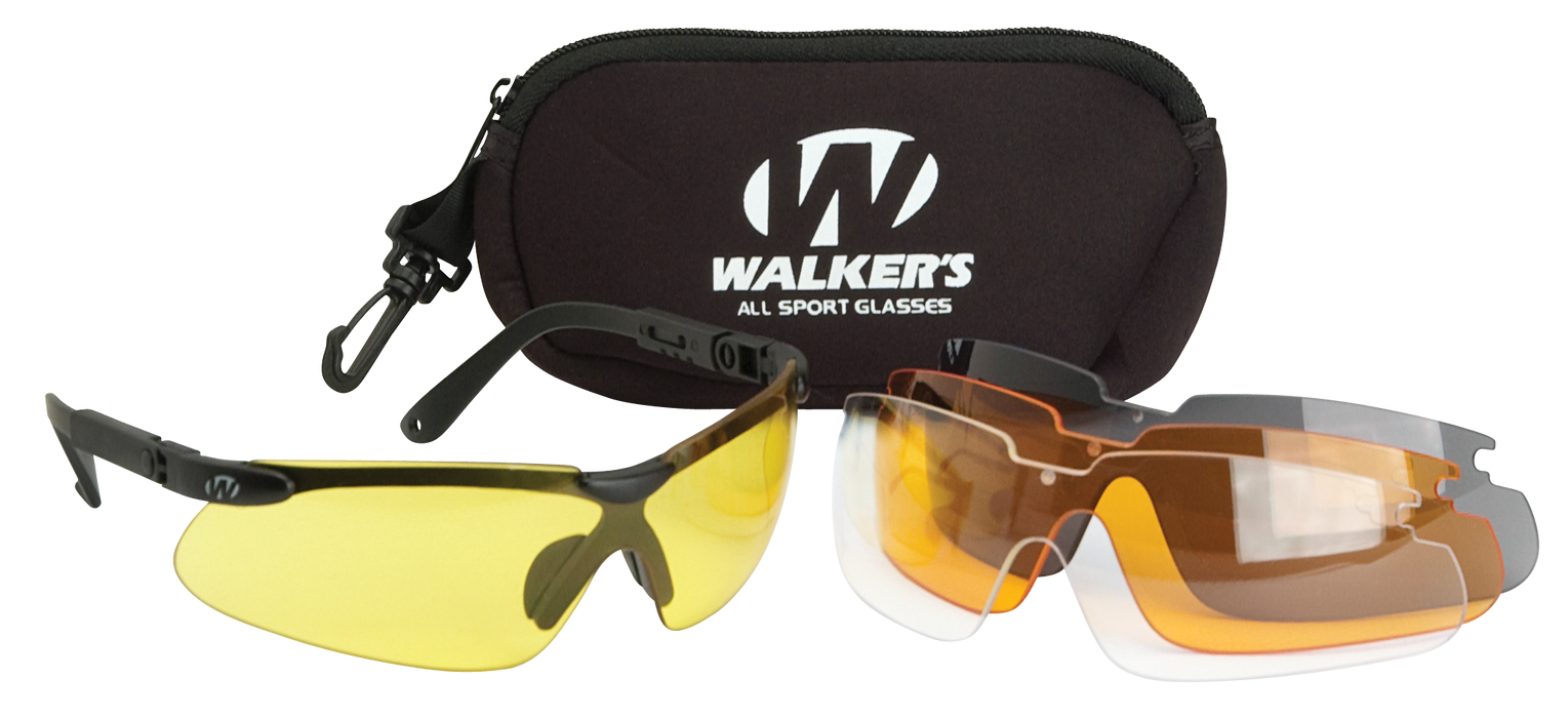 Walkers Game Ear Sport Glasses, Wlkr Gwp-asg4l2      Sport Glasses 4 Lens