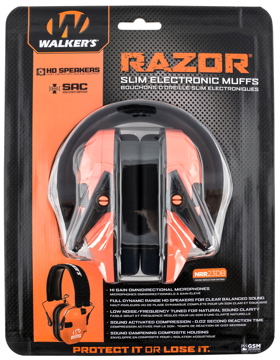 Walkers Game Ear Razor, Wlkr Gwp-rsem-cor   Razr Slim Elc Muf Coral