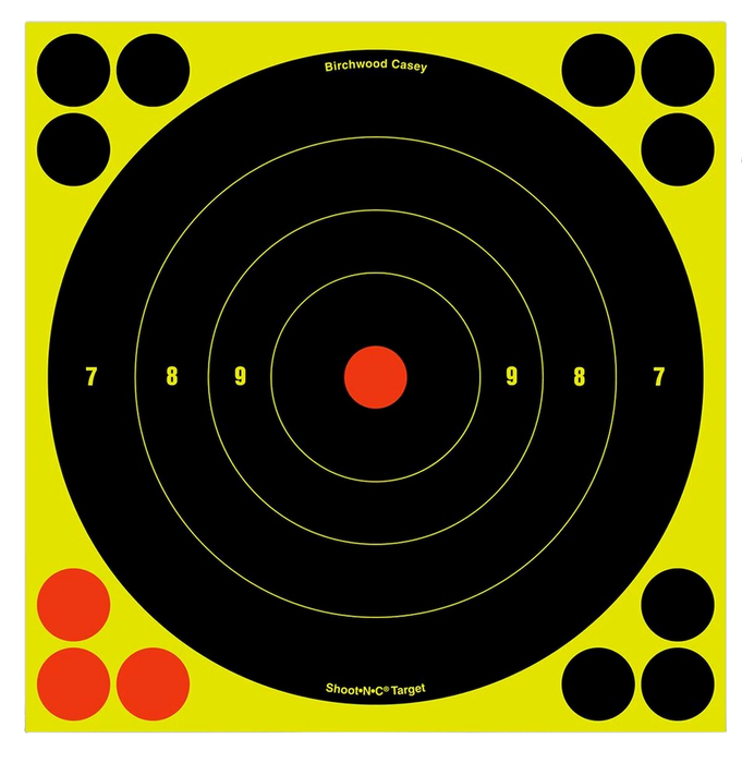 Birchwood Casey Shoot-n-c, Bir 34825 Shoot-n-c 8"  Bullseye              30pk