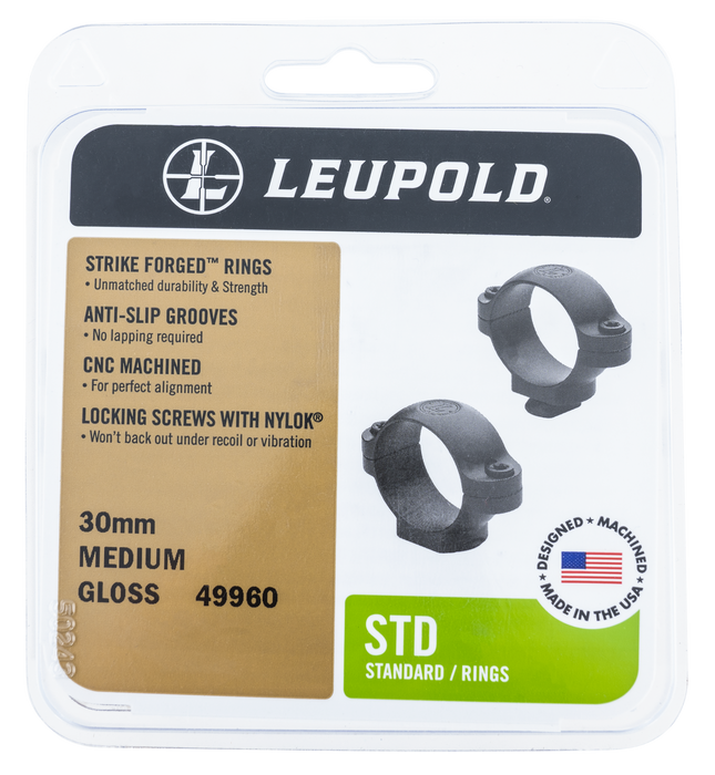 Leupold Standard, Leu 51033  30mm Rings Sup High      Mt