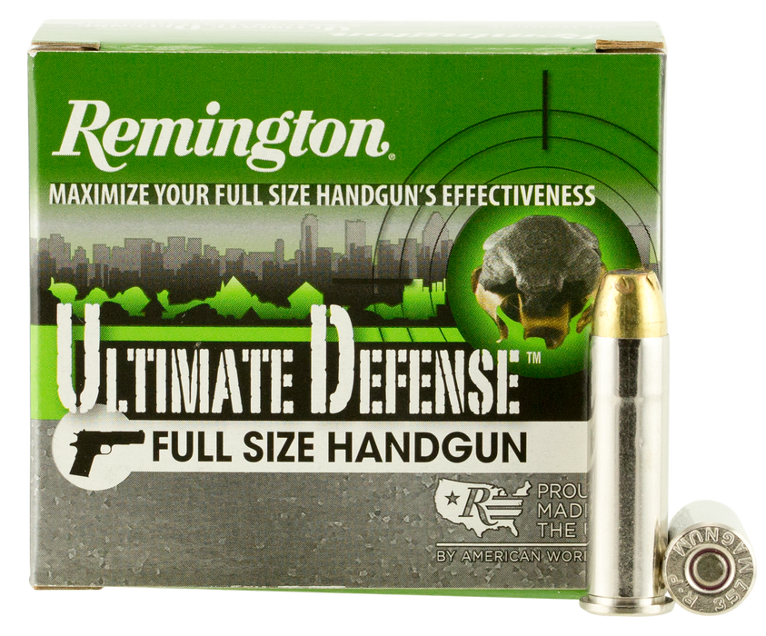 Remington Ammunition Ultimate Defense, Rem 28920 Hd357ma   Ultd 357       125bjhp  20/25